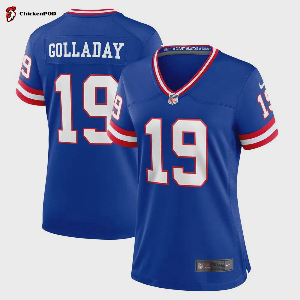 Kenny Golladay New York Giants Women’s Classic Player Game Jersey – Royal