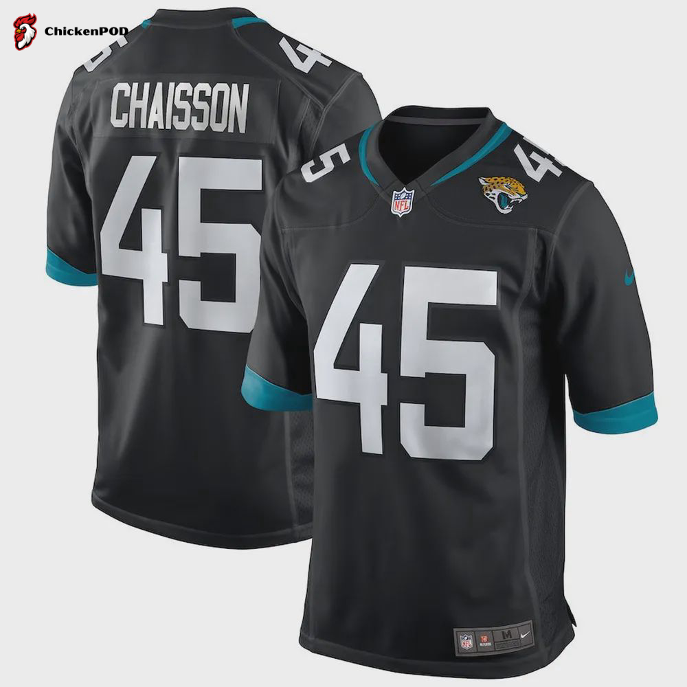 K’Lavon Chaisson 45 Jacksonville Jaguars Men’s Game Jersey – Black