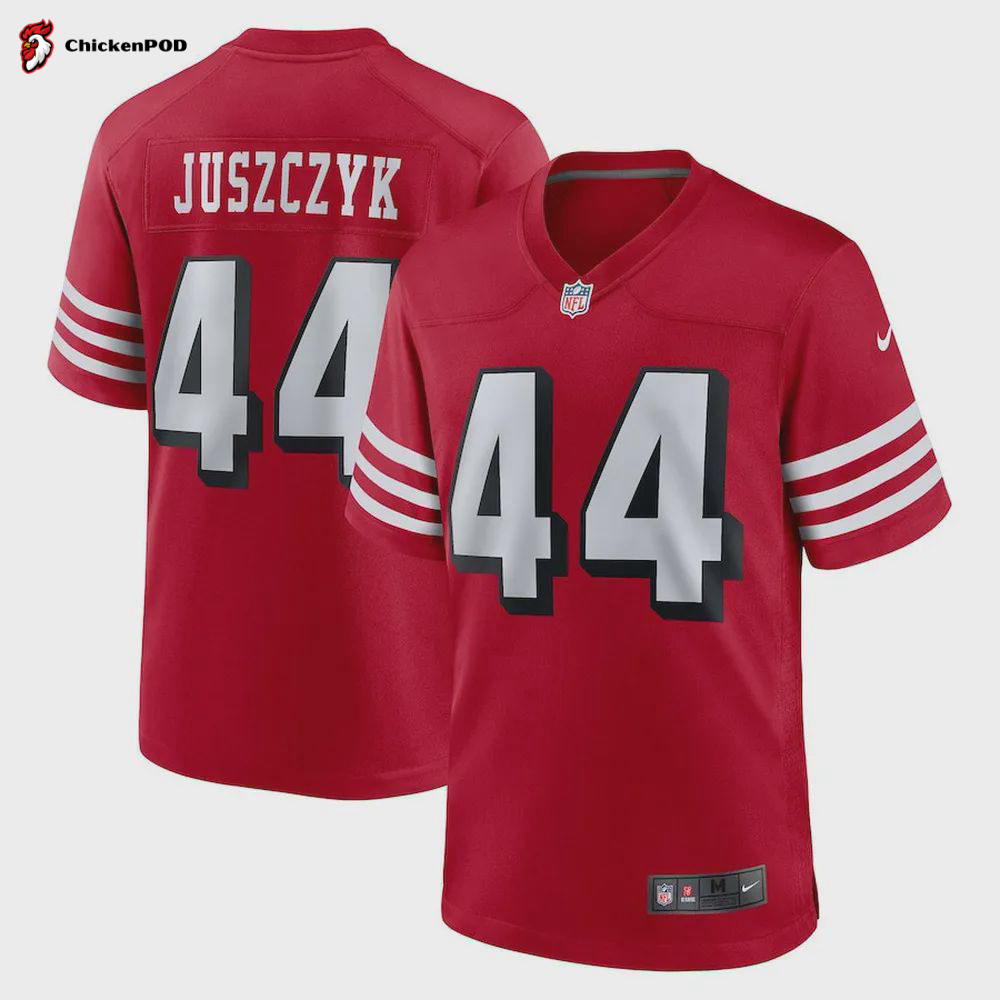 Kyle Juszczyk 44 San Francisco 49ers Alternate Game Jersey – Scarlet