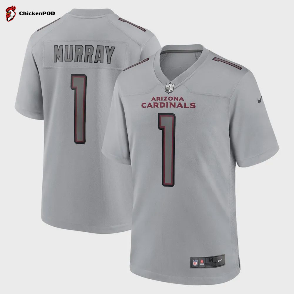 Kyler Murray 1 Arizona Cardinals Men Atmosphere Fashion Game Jersey – Gray