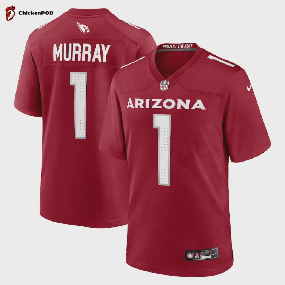 Kyler Murray 1 Arizona Cardinals Game Player Jersey – Cardinal