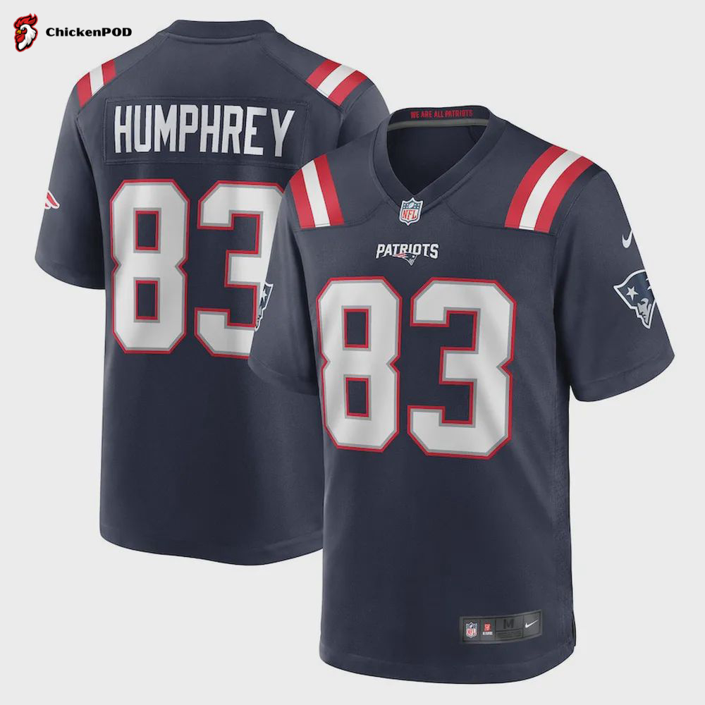 Lil’Jordan Humphrey New England Patriots Women’s Game Player Jersey – Navy