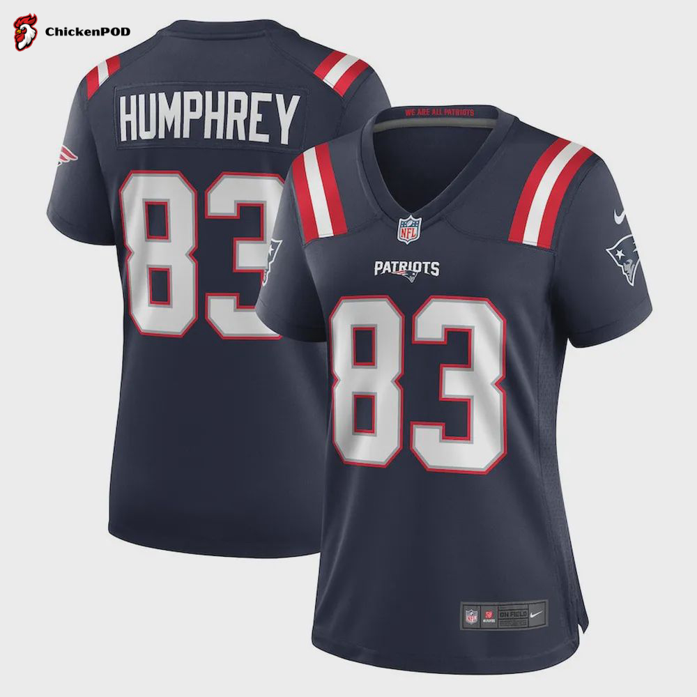 Lil’Jordan Humphrey New England Patriots Game Player Jersey – Navy