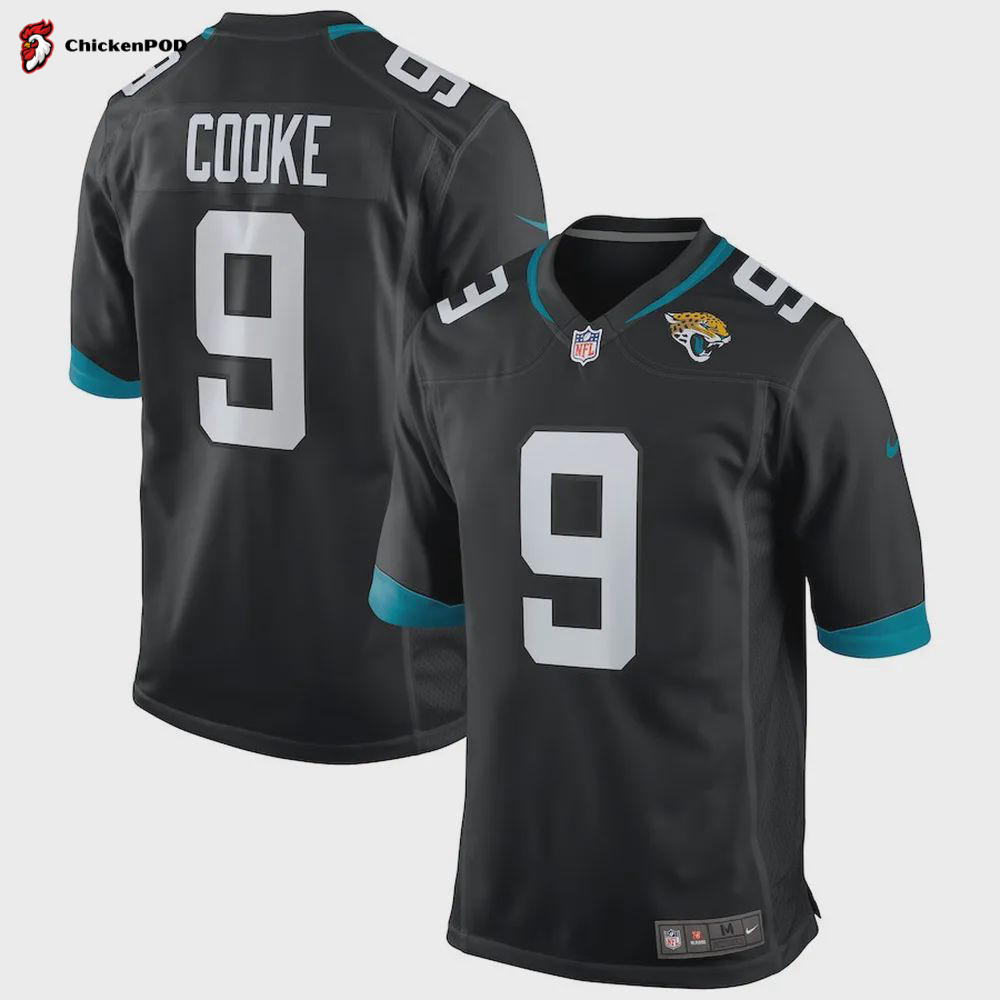 Logan Cooke 9 Jacksonville Jaguars Men’s Game Jersey – Black