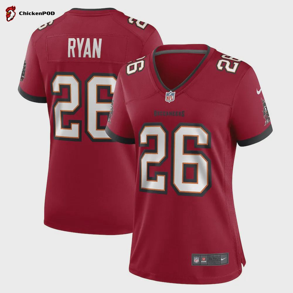 Logan Ryan Tampa Bay Buccaneers Women’s Game Player Jersey – Red