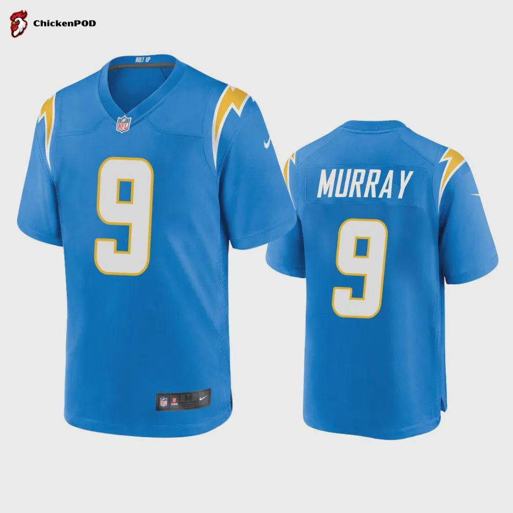 Los Angeles Chargers Kenneth Murray 9 Powder Blue Game Jersey