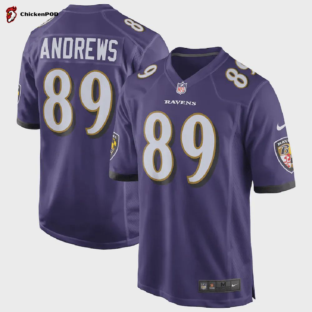 Mark Andrews 89 Baltimore Ravens Game Jersey – Purple