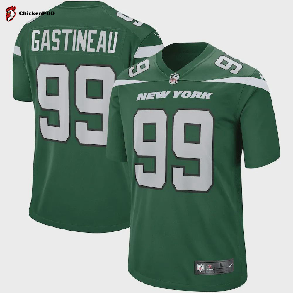 Mark Gastineau 99 New York Jets Game Retired Player Jersey – Gotham Green