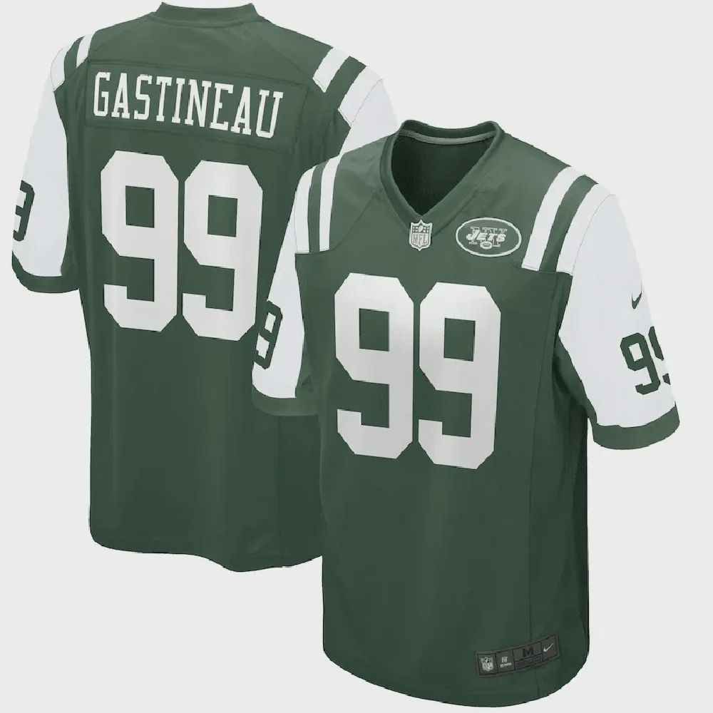 Mark Gastineau 99 New York Jets Retired Player Game Jersey – Green