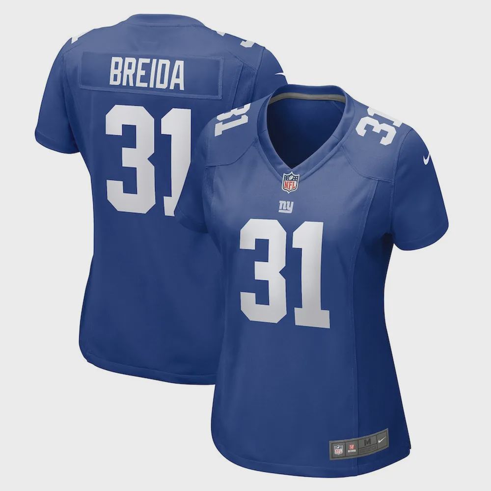 Matt Breida New York Giants Women’s Game Jersey – Royal