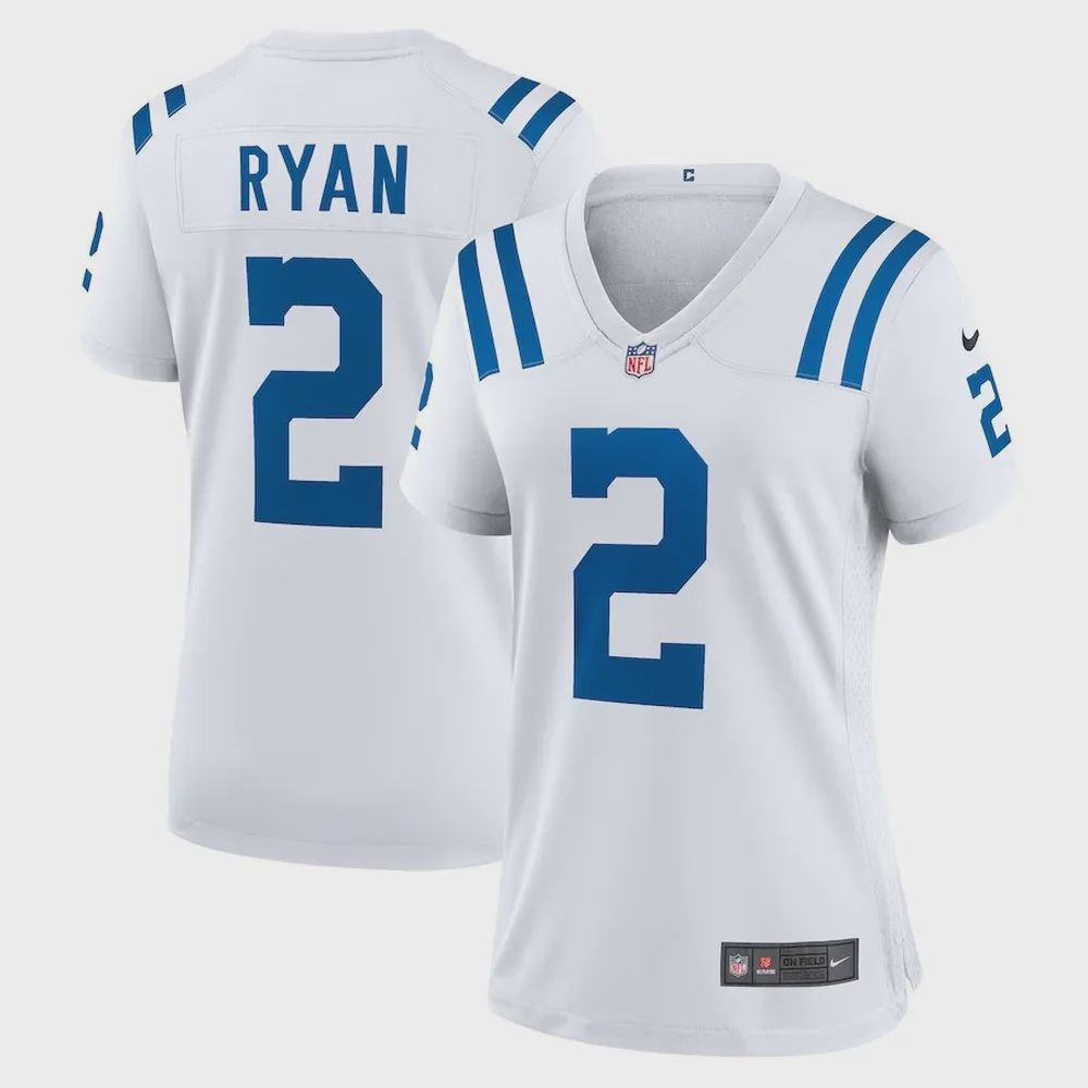 Matt Ryan 2 Indianapolis Colts Women’s Game Jersey – White