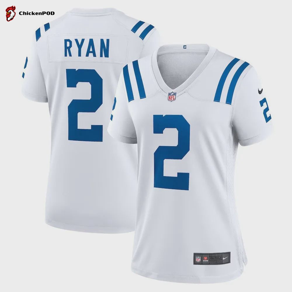 Matt Ryan 2 Indianapolis Colts Women’s Game Jersey – White