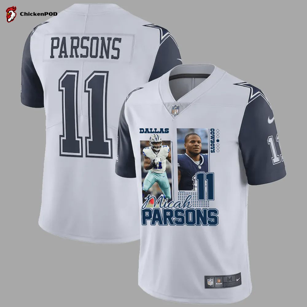 Micah Parsons 11 Dallas Cowboys Women’s Alternate Game Jersey – White