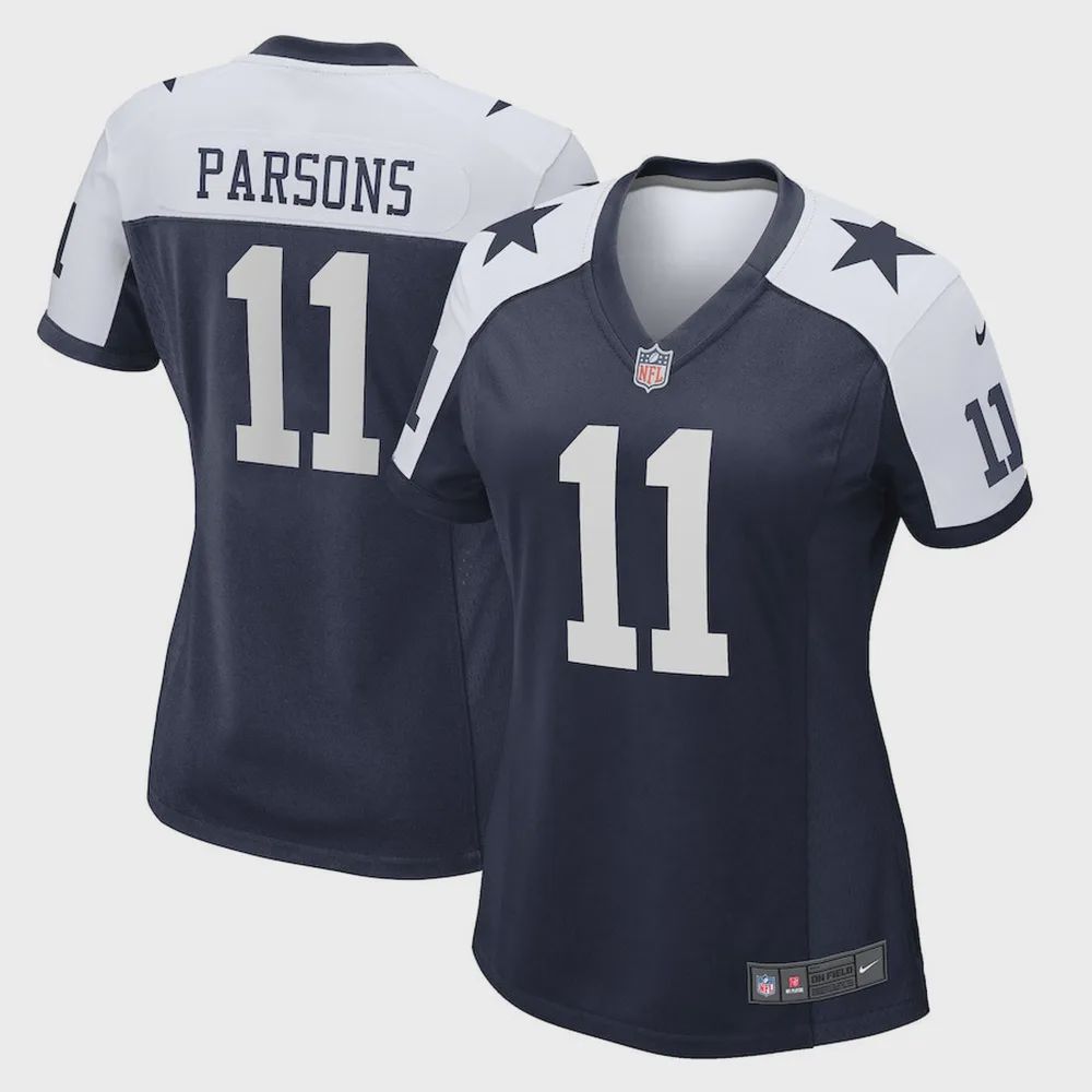 Micah Parsons 11 Dallas Cowboys Women’s Alternate Game Jersey – Navy