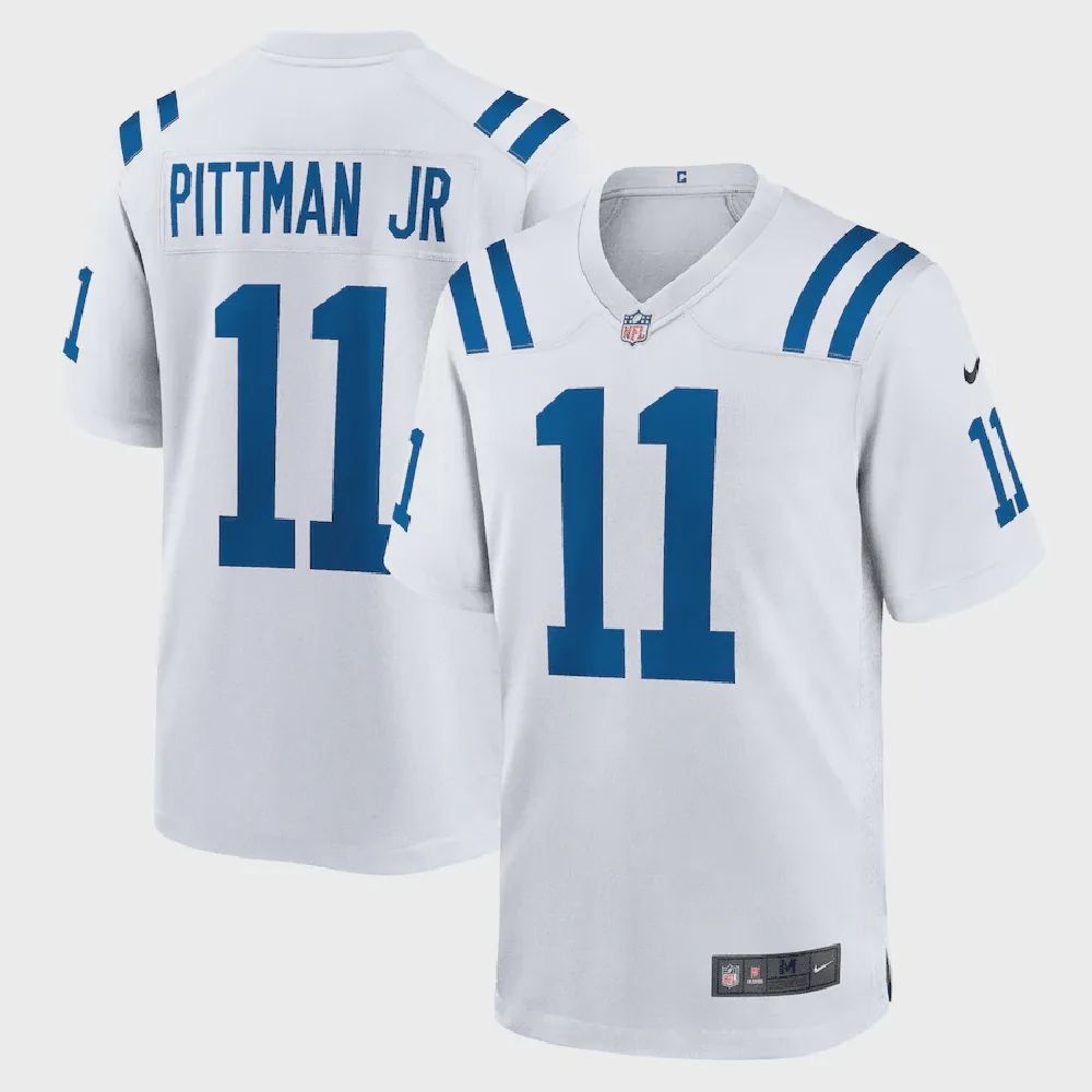 Michael Pittman Jr. 11 Indianapolis Colts Game Jersey – White