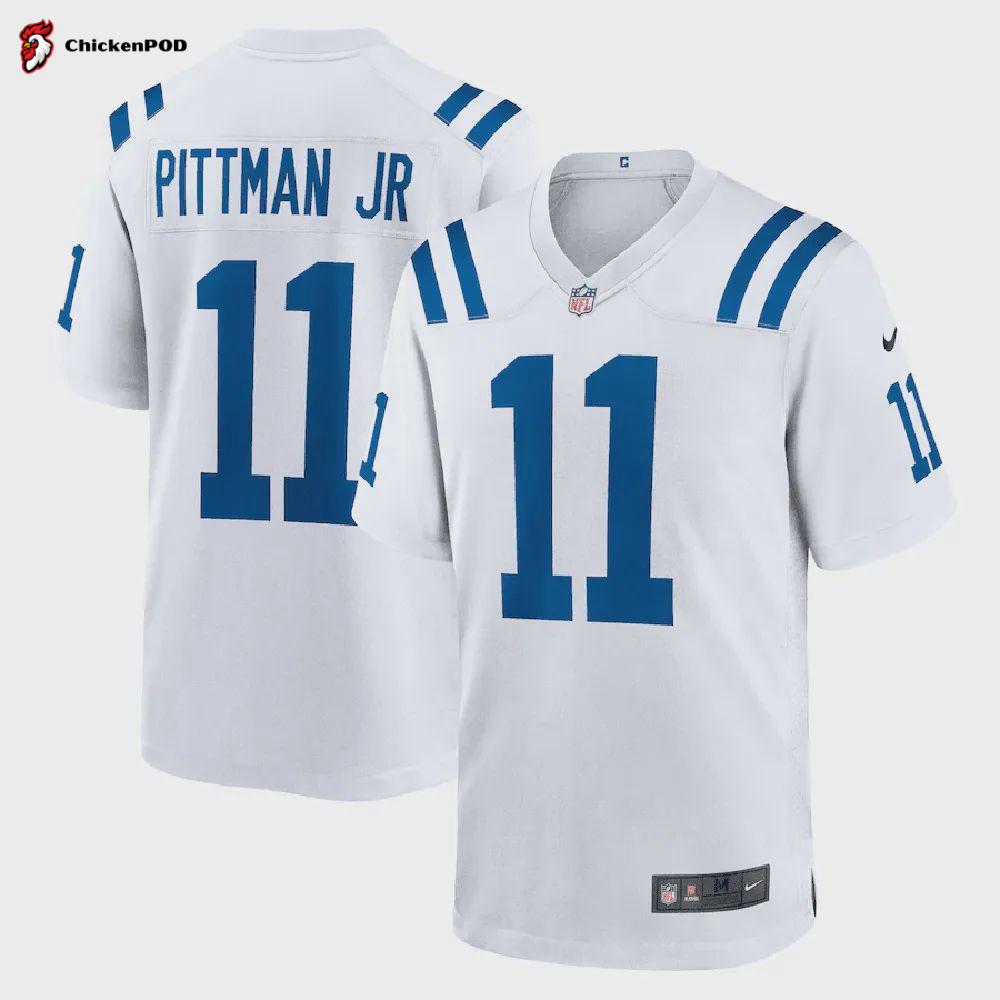 Michael Pittman Jr. 11 Indianapolis Colts Game Jersey – White