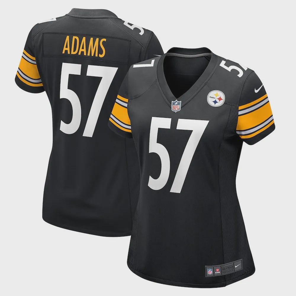 Montravius Adams Pittsburgh Steelers Women’s Game Player Jersey – Black