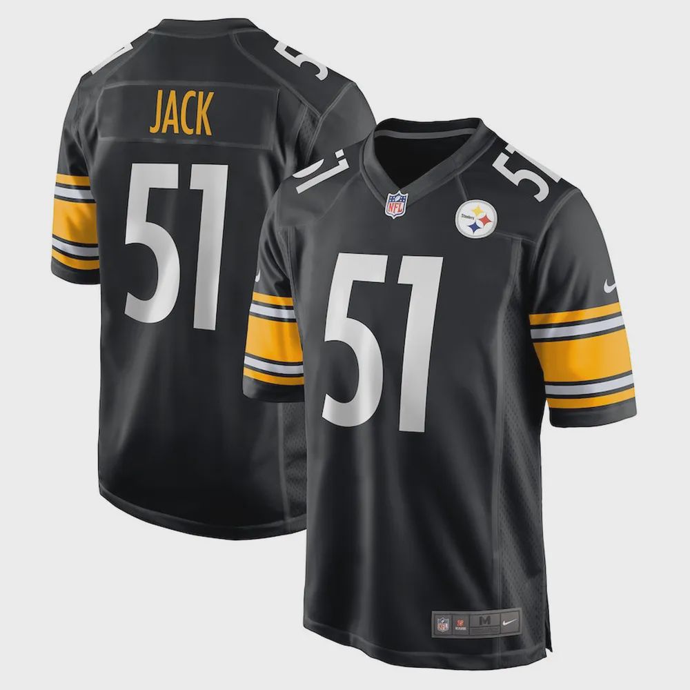 Myles Jack Pittsburgh Steelers Game Player Jersey – Black