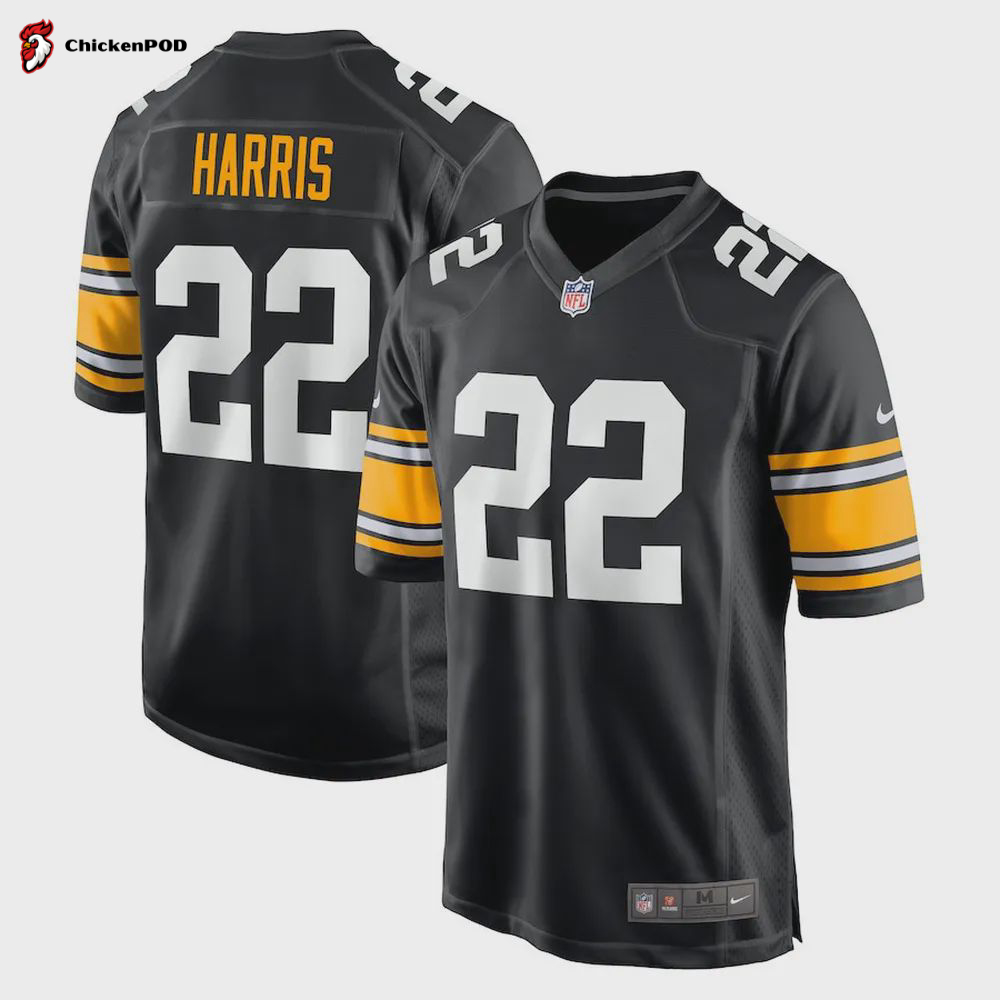 Najee Harris 22 Pittsburgh Steelers Youth Inverted Game Jersey – Gold