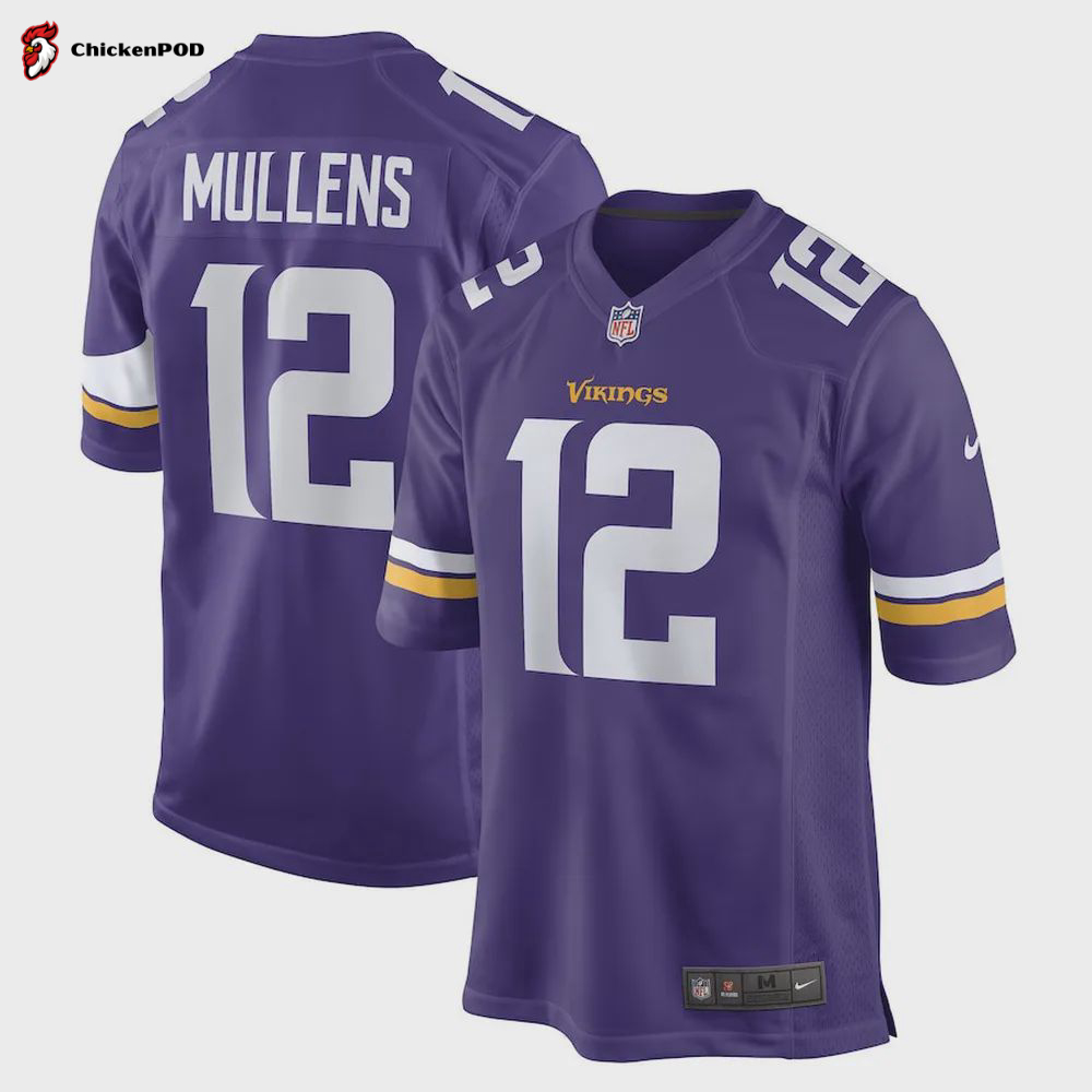 Nick Muse 34 Minnesota Vikings Home Game Player Jersey – Purple