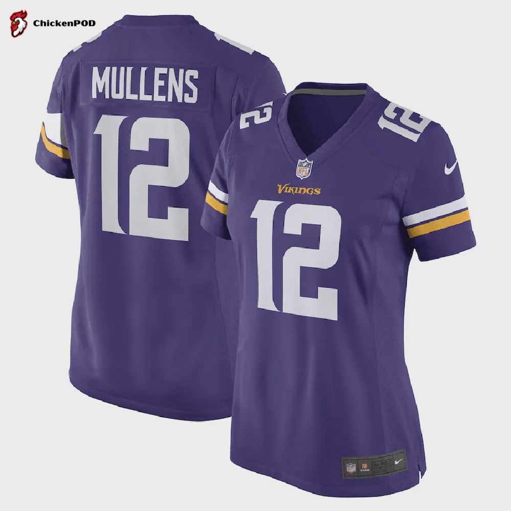 Nick Mullens Minnesota Vikings Women’s Game Player Jersey – Purple