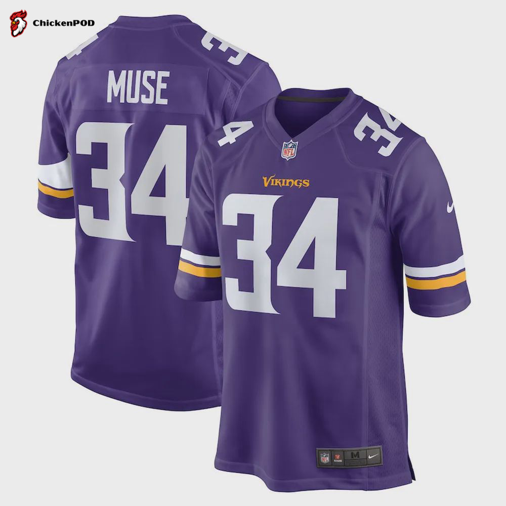 Nick Mullens Minnesota Vikings Game Player Jersey – Purple