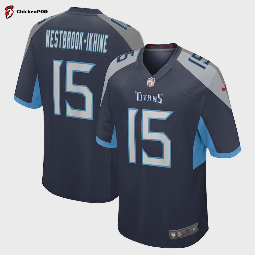 Nick Westbrook-Ikhine Tennessee Titans Game Player Jersey – Navy