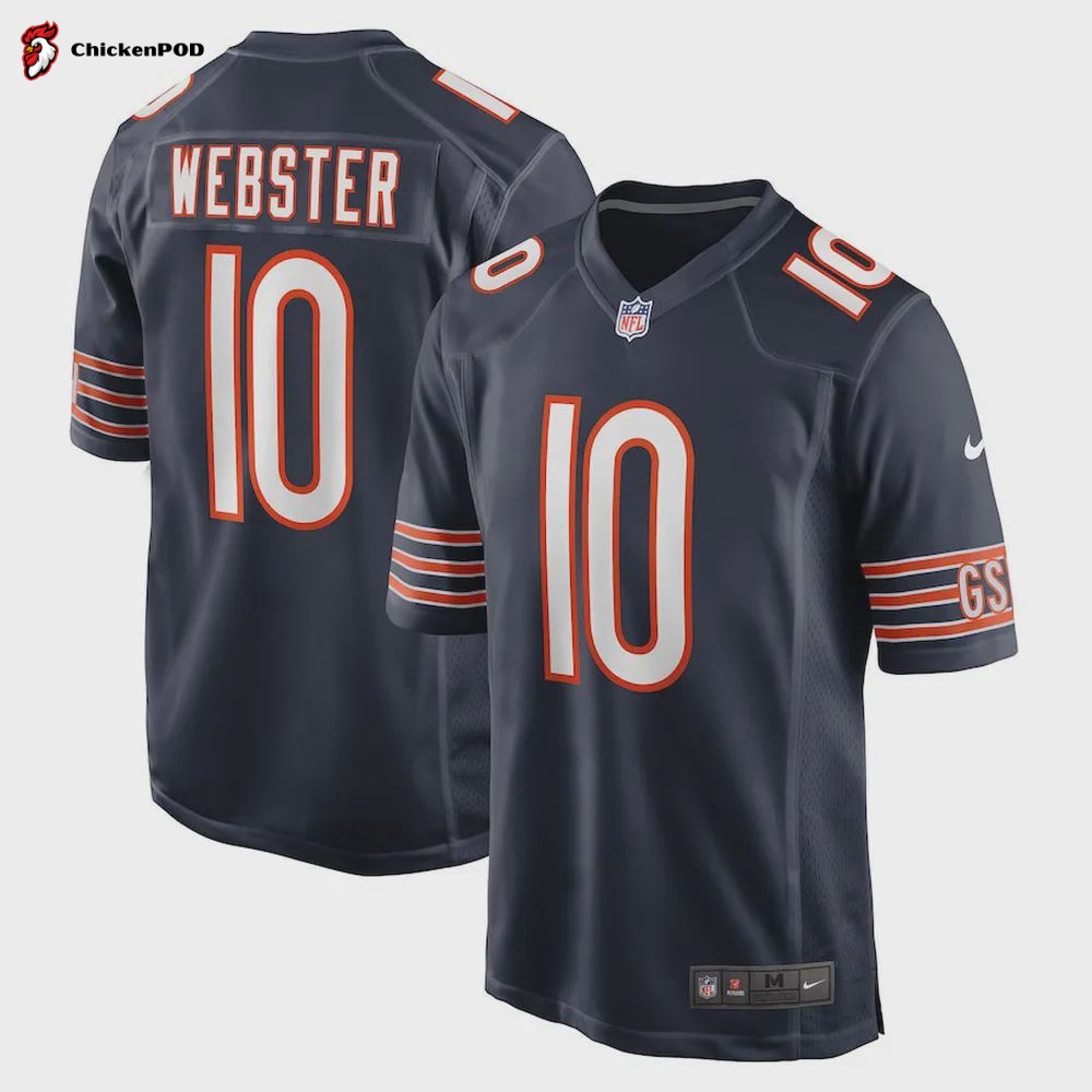 Nsimba Webster Chicago Bears Game Player Jersey – Navy