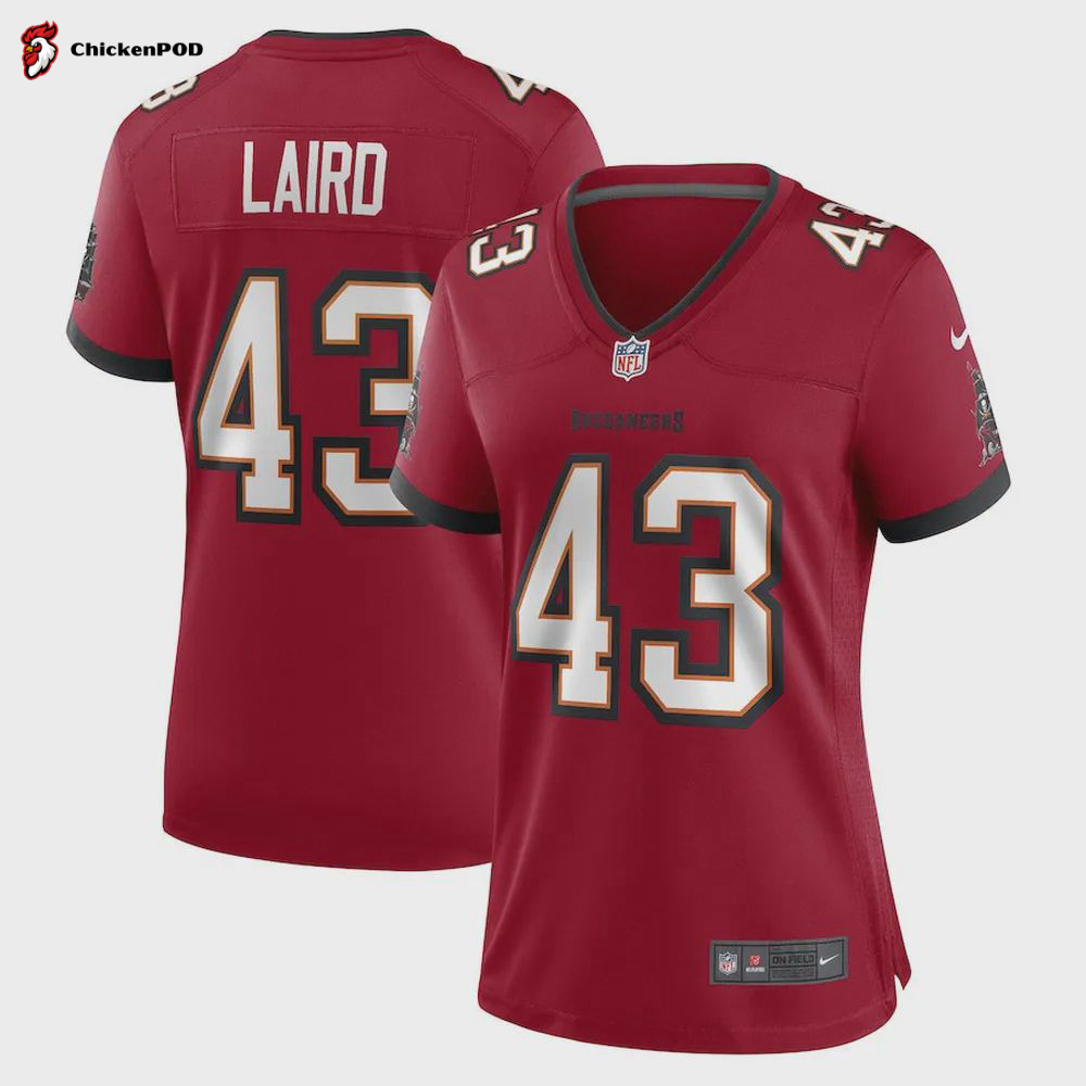 Patrick Laird Tampa Bay Buccaneers Women’s Game Player Jersey – Red