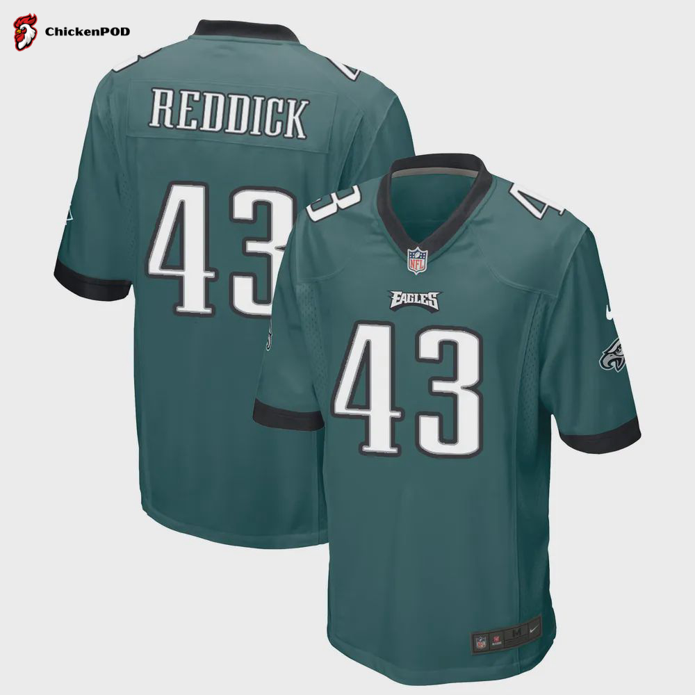 Philadelphia Eagles Haason Reddick 43 Game Jersey – White Jersey