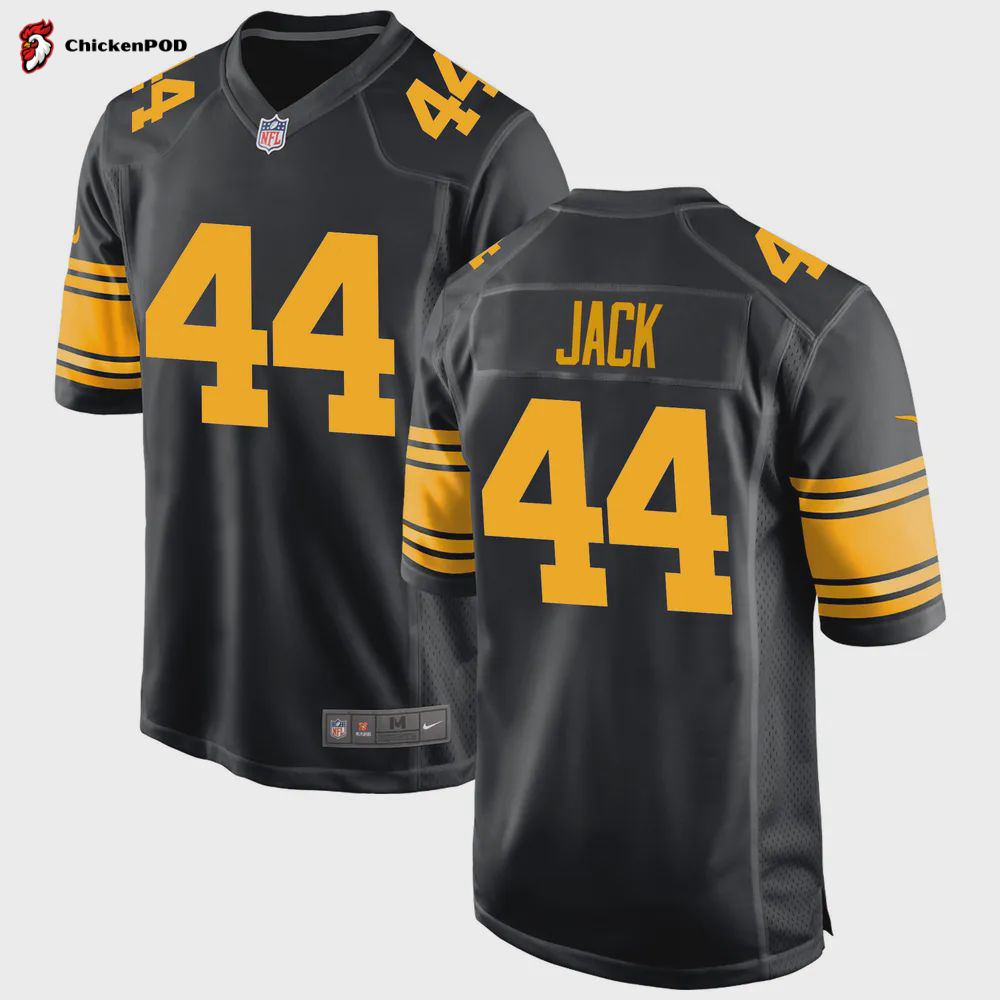 Pittsburgh Steelers Myles Jack 44 Alternate Game Jersey – Black Jersey