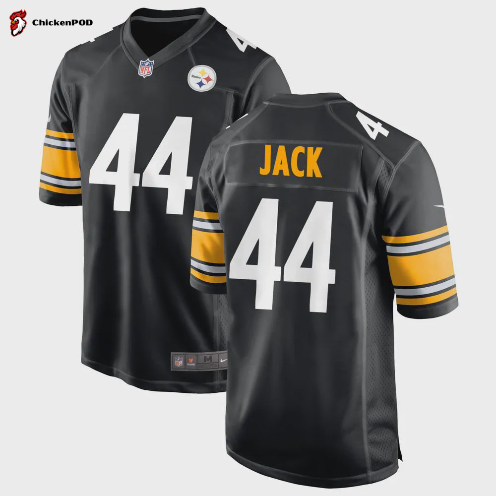 Pittsburgh Steelers Myles Jack 44 Game Jersey – Black Jersey