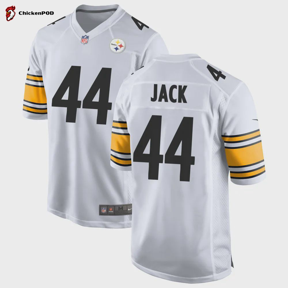 Pittsburgh Steelers Myles Jack 44 Game Jersey – White Jersey