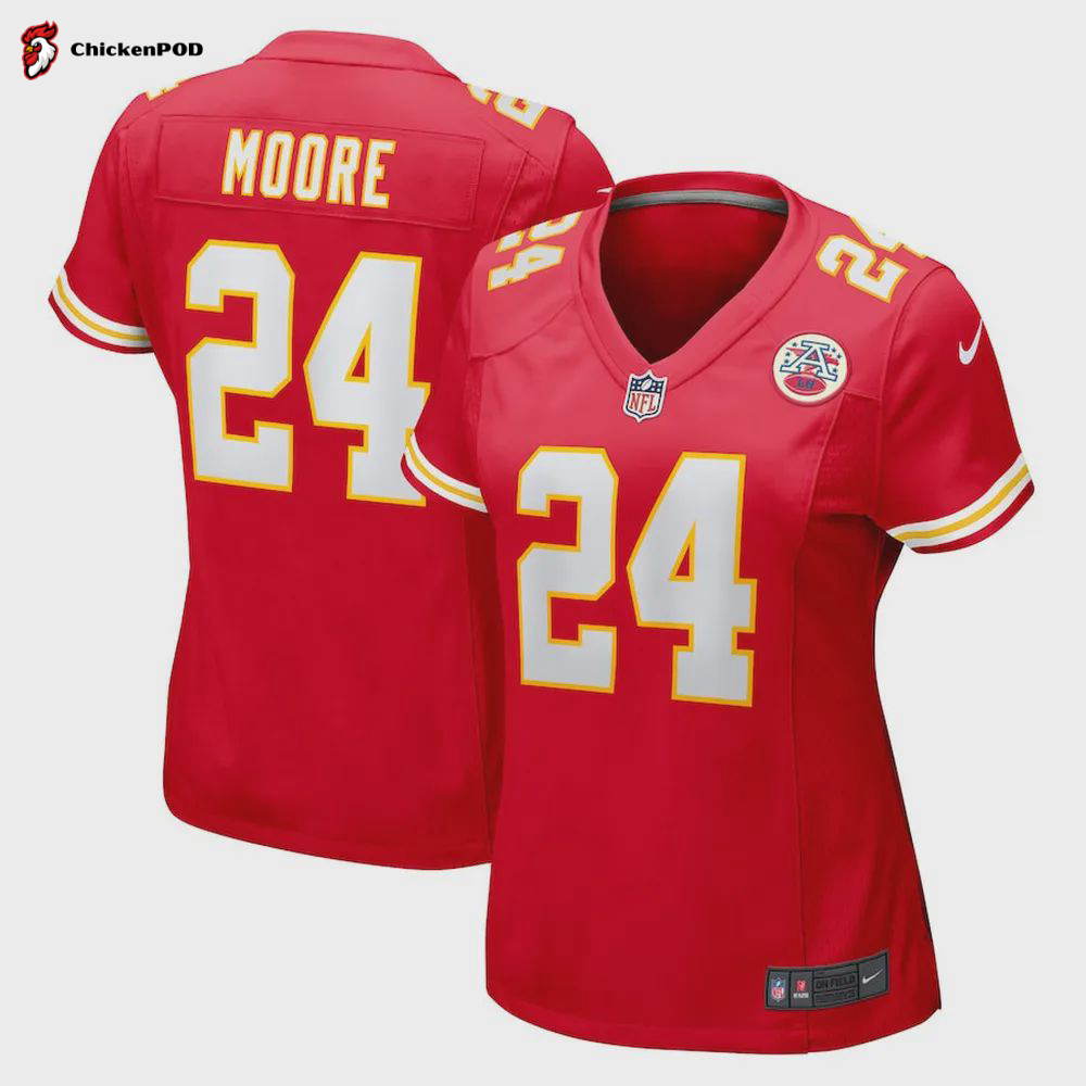 Skyy Moore Kansas City Chiefs Women’s Game Player Jersey – Red