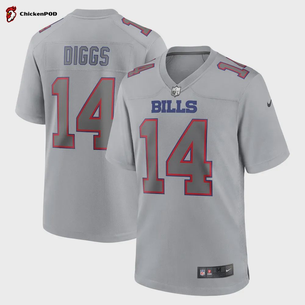 Stefon Diggs Buffalo Bills Atmosphere Fashion Game Jersey – Gray