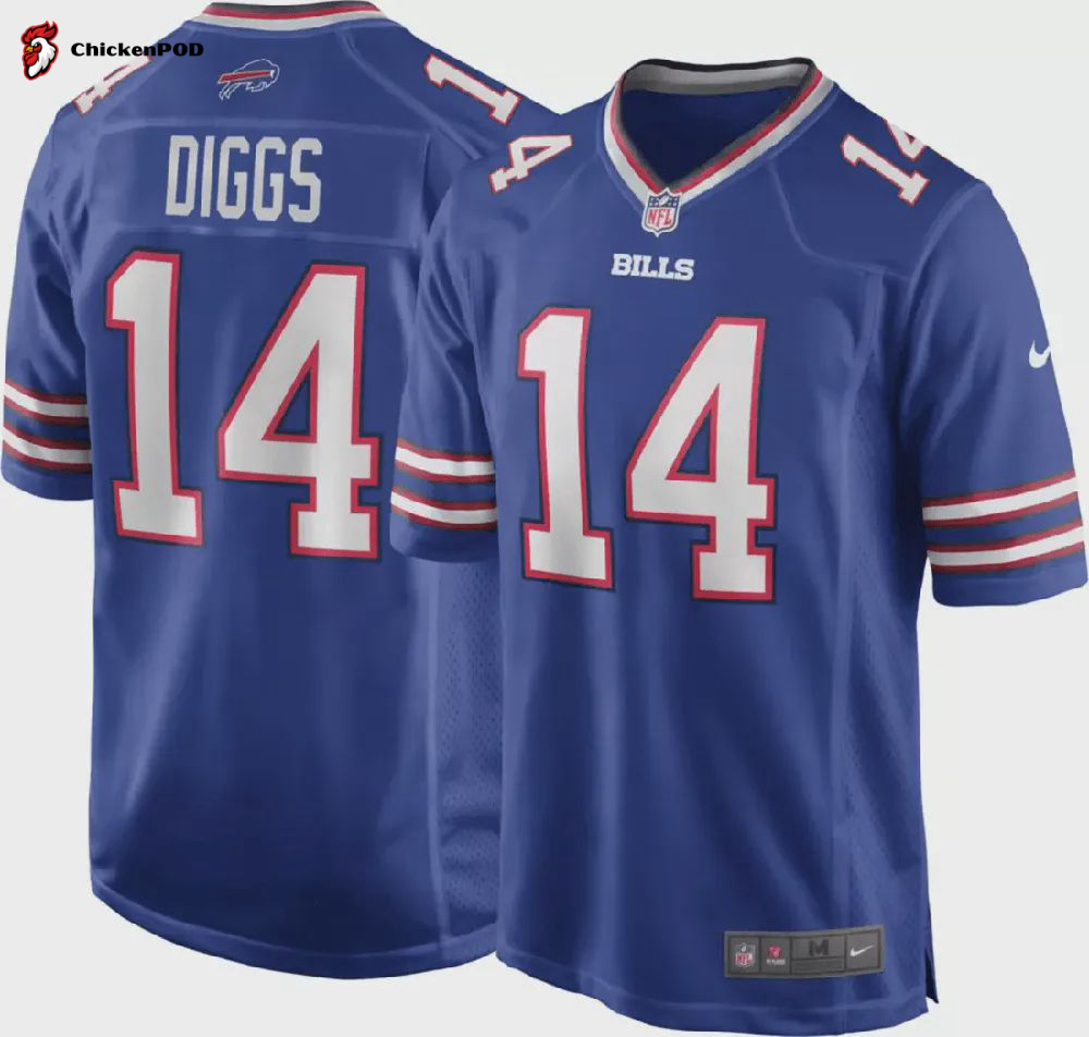 Stefon Diggs Buffalo Bills Women’s Game Jersey – Red Jersey