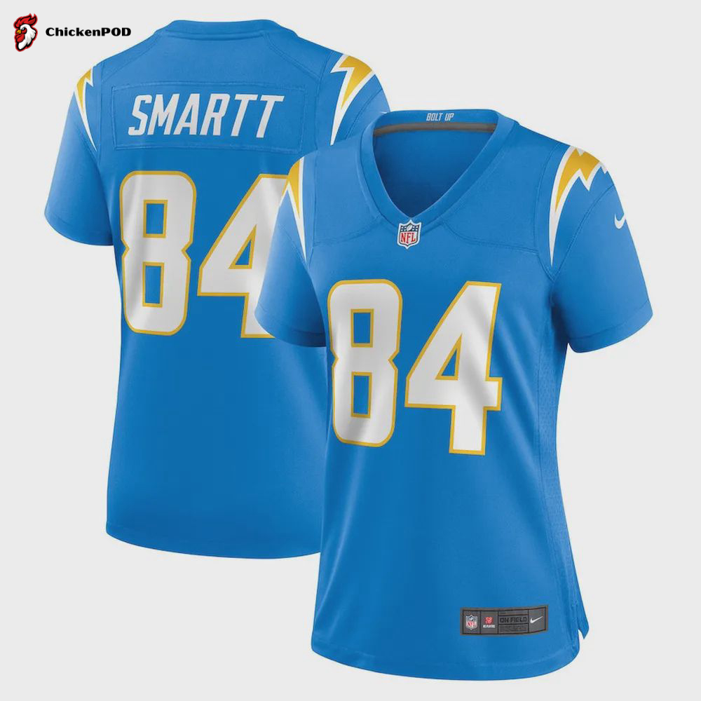 Storm Norton 74 Los Angeles Chargers Women’s Game Jersey – Powder Blue