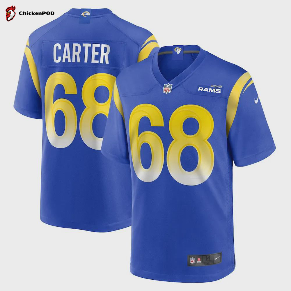 Stone Smartt Los Angeles Chargers Game Player Jersey – Powder Blue