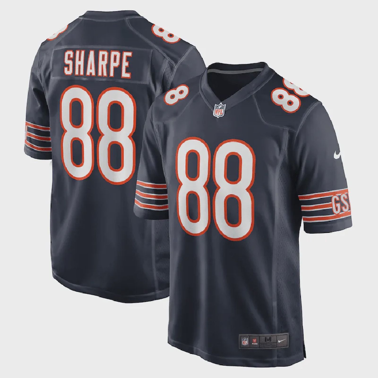 Tajae Sharpe Chicago Bears Game Player Jersey – Navy