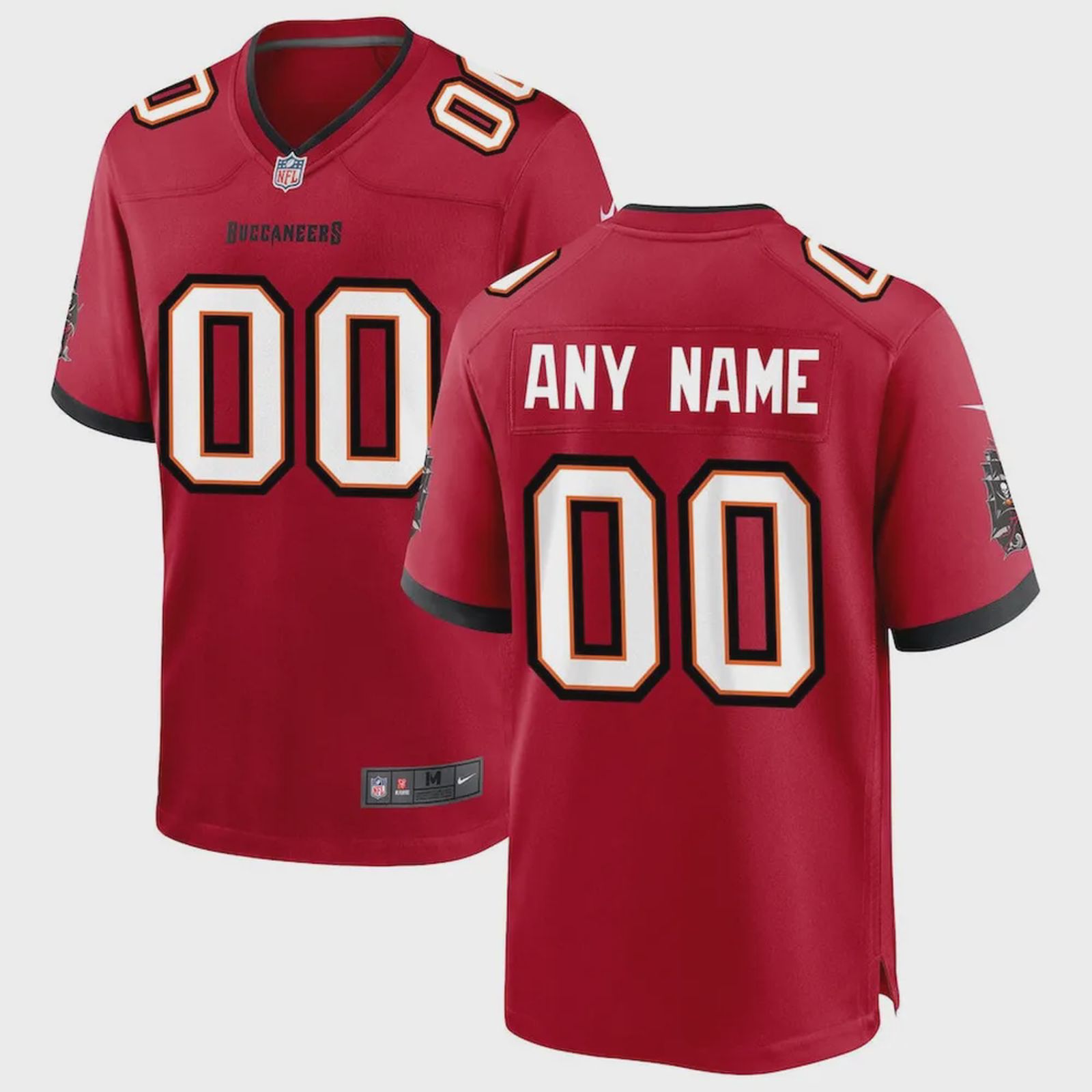 Tampa Bay Buccaneers Custom Game Jersey – Red