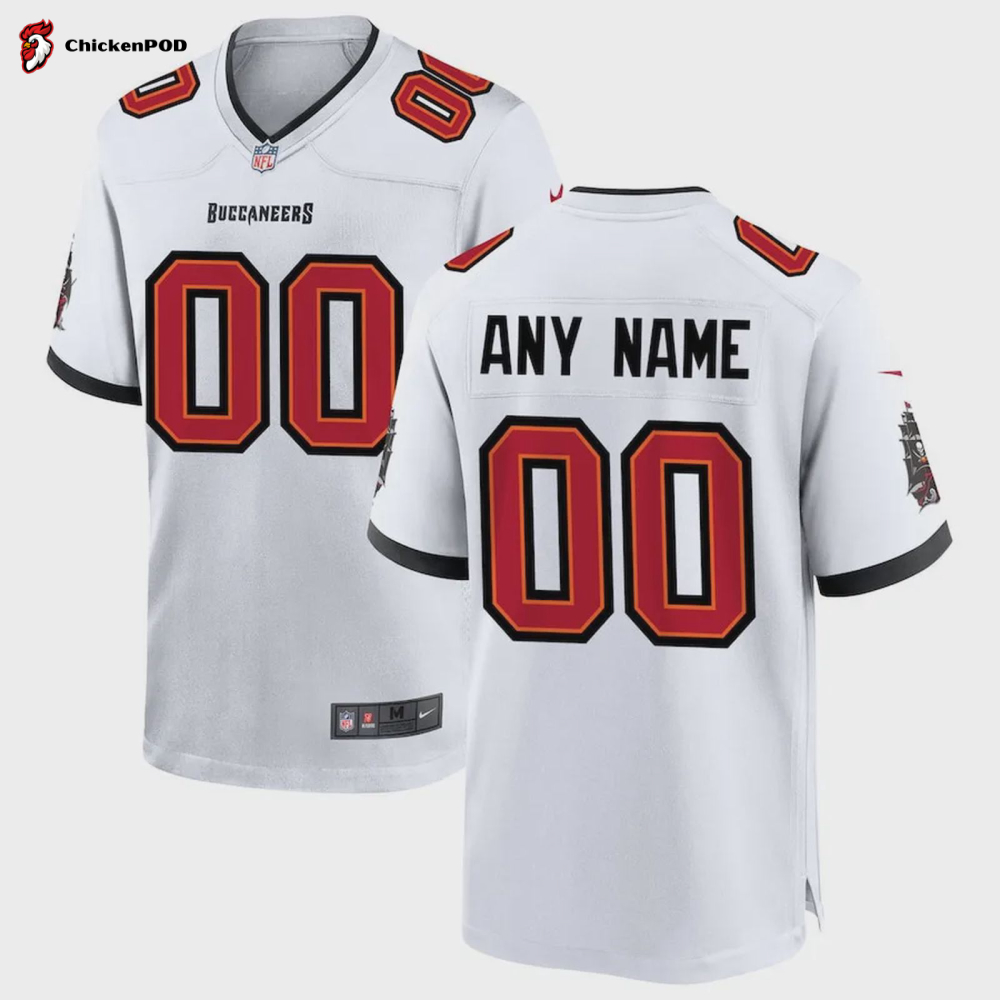 Tampa Bay Buccaneers Custom Game Jersey – White