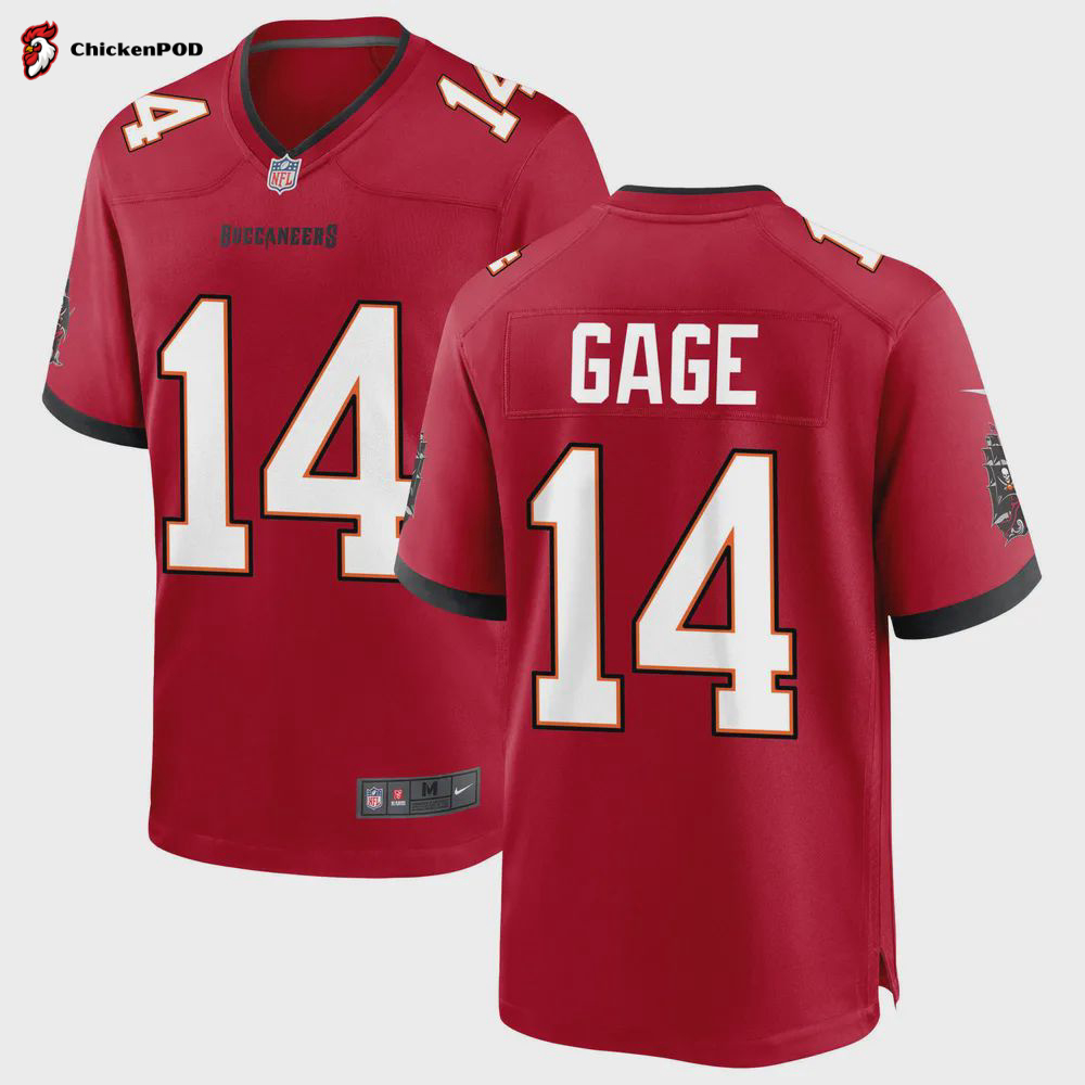 Tampa Bay Buccaneers Russell Gage 14 Game Jersey – Red Jersey