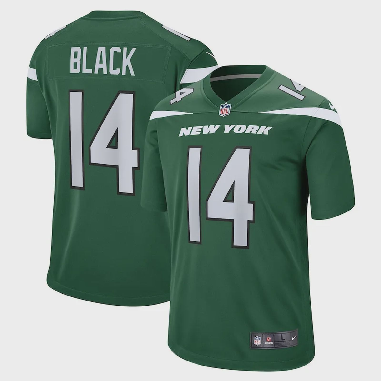 Tarik Black New York Jets Game Player Jersey – Gotham Green