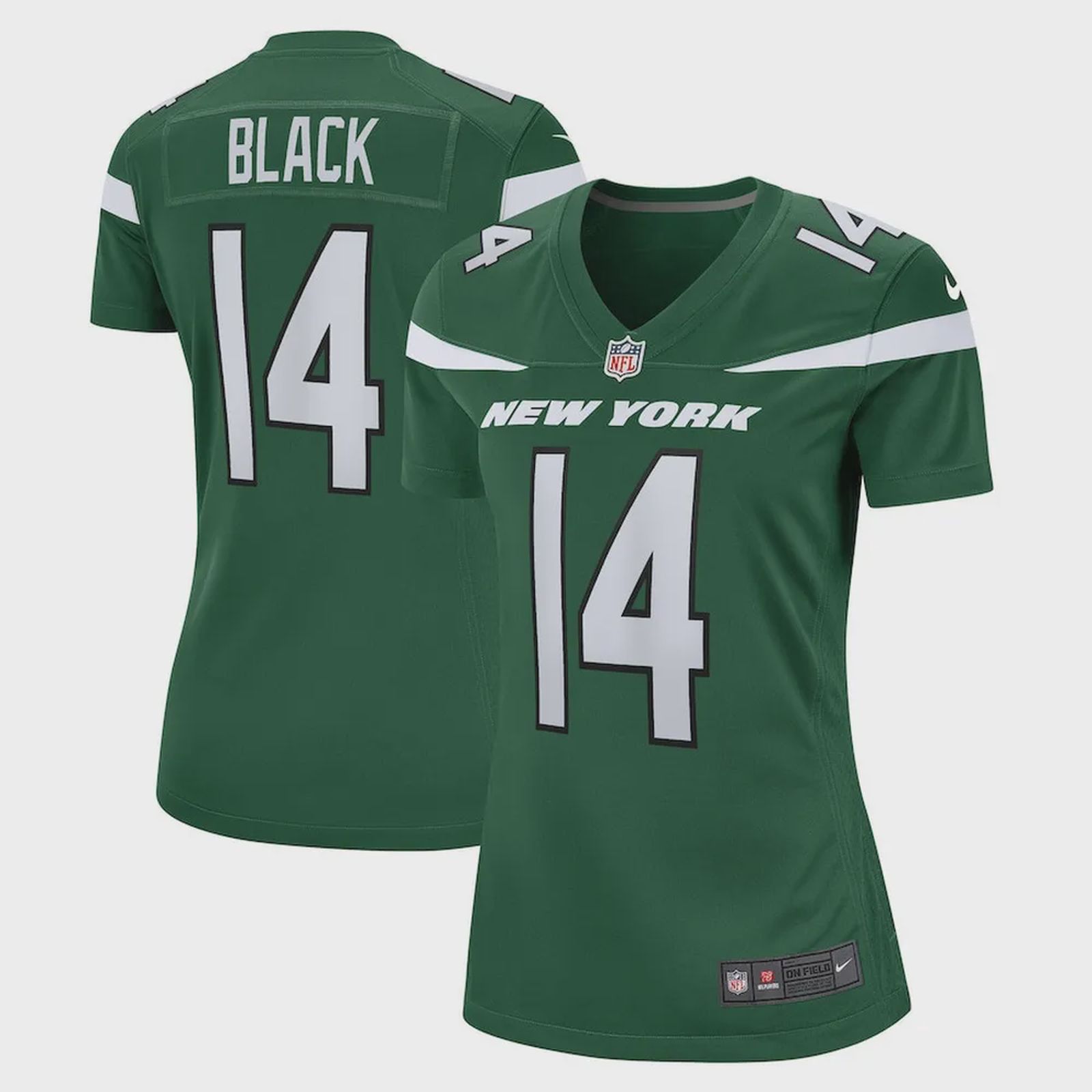 Tarik Black New York Jets Women’s Game Player Jersey – Gotham Green