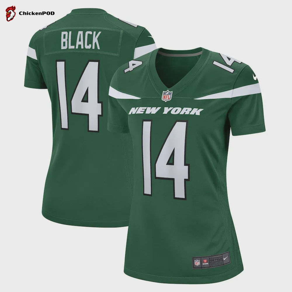 Tarik Black New York Jets Women’s Game Player Jersey – Gotham Green