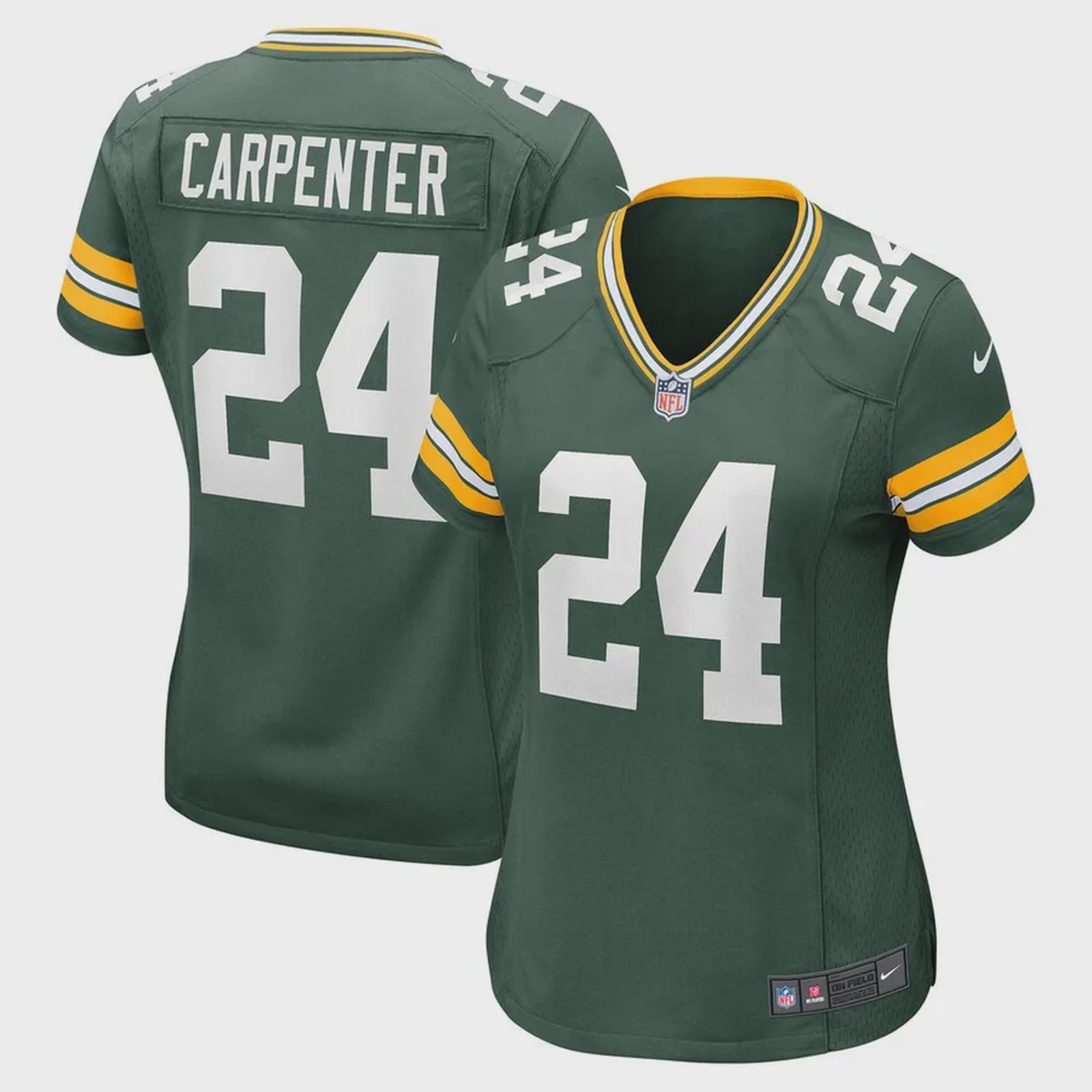 Tariq Carpenter Green Bay Packers Women’s Player Game Jersey – Green