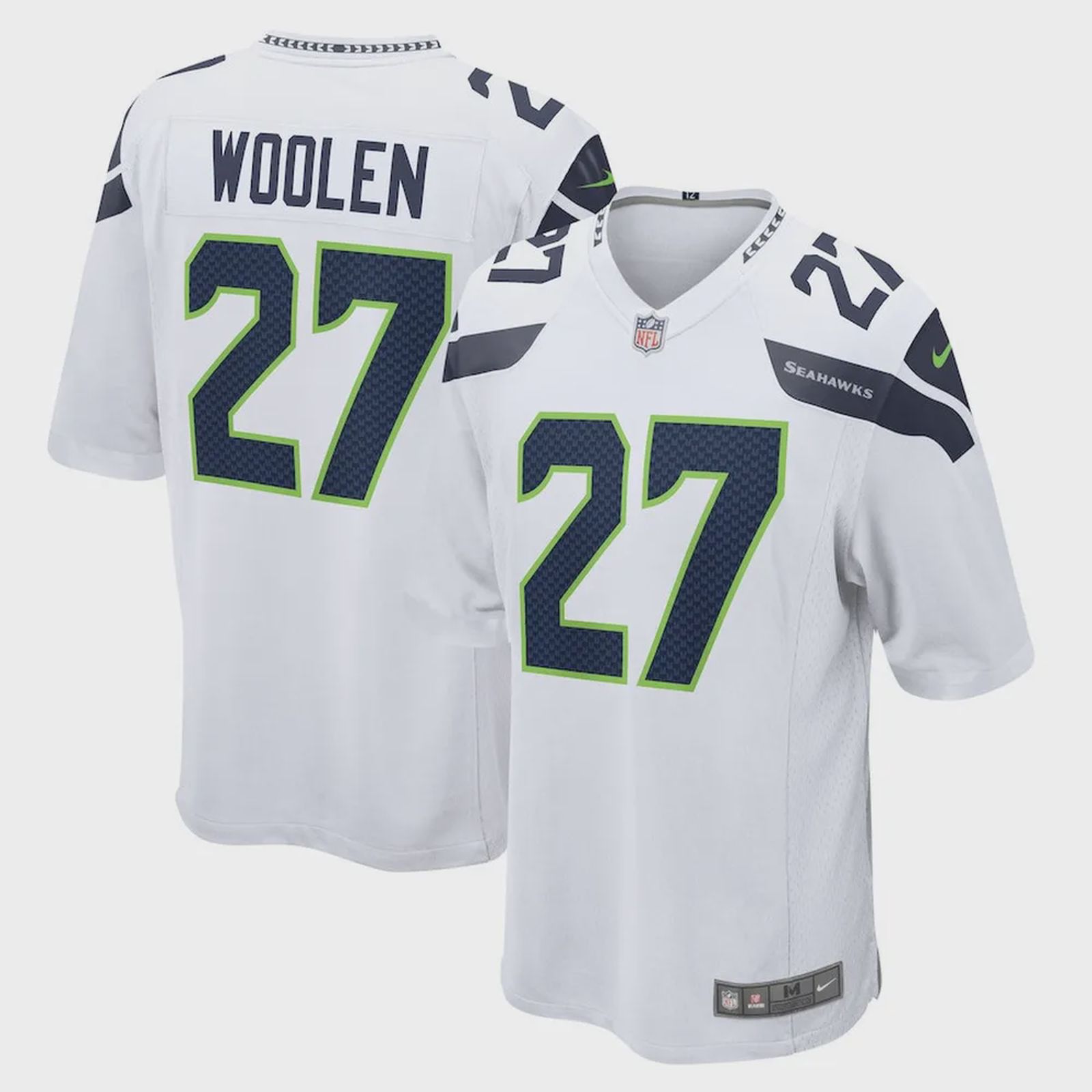 Tariq Woolen Seattle Seahawks Game Player Jersey – White