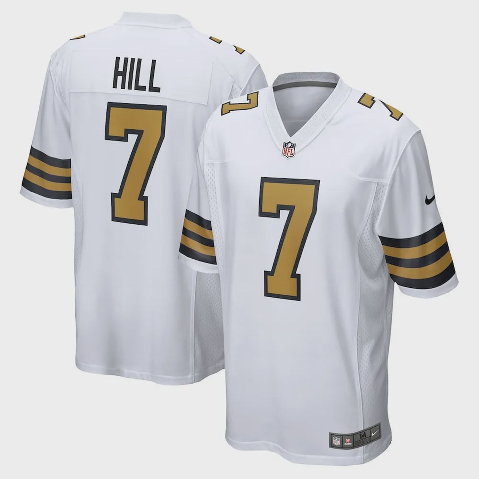 Taysom Hill 7 New Orleans Saints Men’s Alternate Game Jersey – White