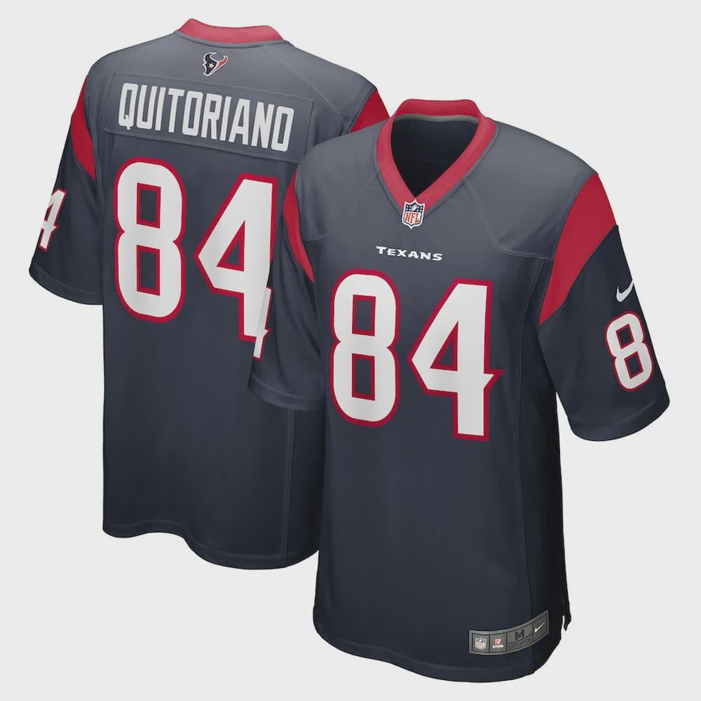 Teagan Quitoriano Houston Texans Game Player Jersey – Navy