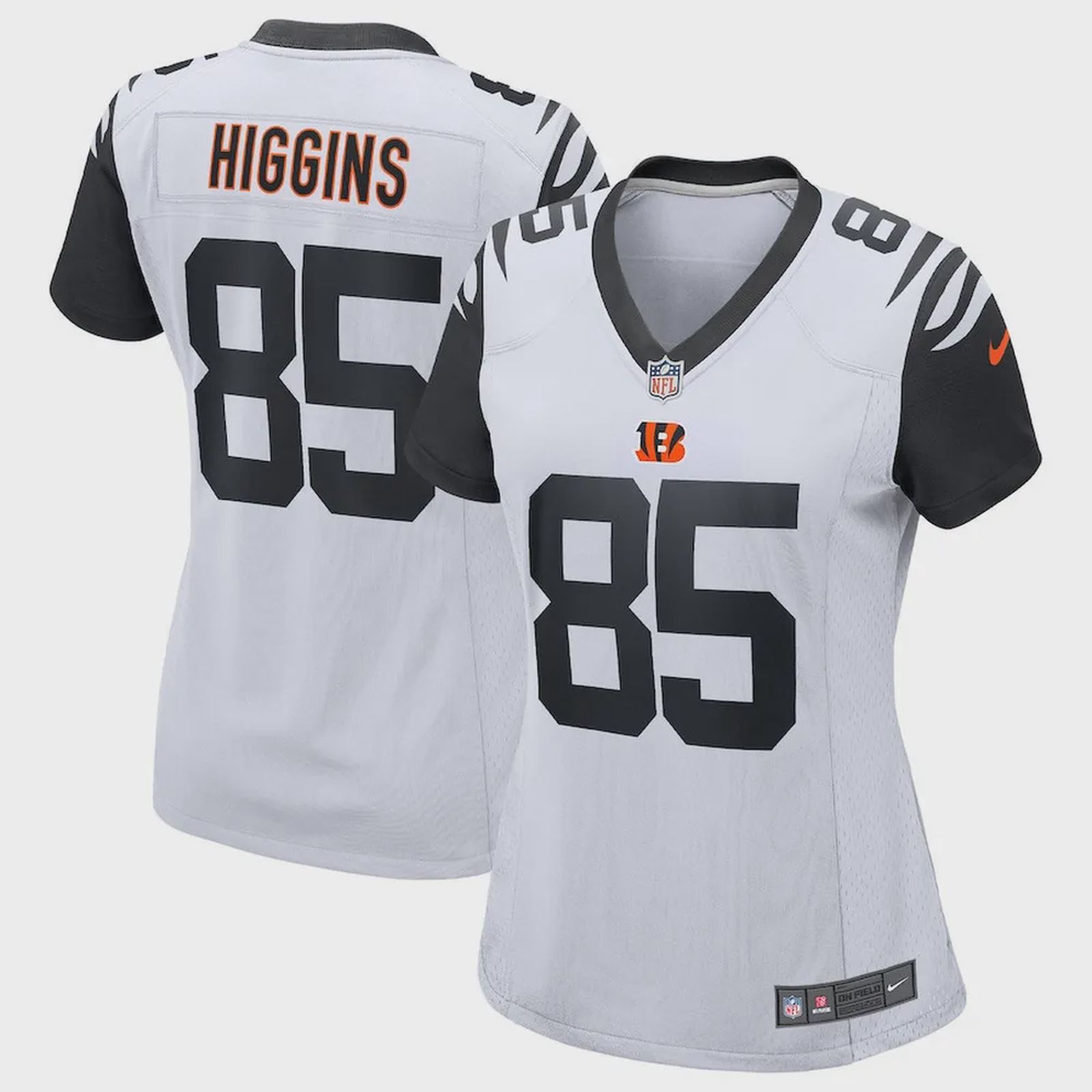 Tee Higgins 85 Cincinnati Bengals Women’s Alternate Game Jersey – White